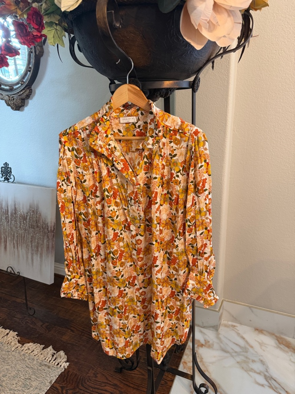 Sandro Paris, gorgeous floral dress